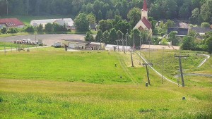 Skiareál Hlubočky - Horní část sjezdovky skiareálu Hlubočky - 31.5.2026 v 17:55 Skiareál Hlubočky - Horní část sjezdovky skiareálu Hlubočky - 31.5.2026 v 17:55