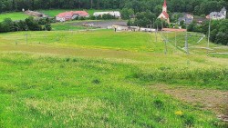 Horní část sjezdovky skiareálu Hlubočky