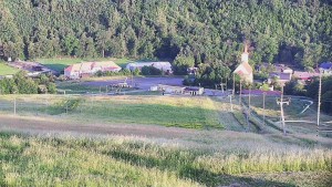 Skiareál Hlubočky - Horní část sjezdovky skiareálu Hlubočky - 9.6.2026 v 05:55