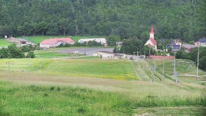 Skiareál Hlubočky - Horní část sjezdovky skiareálu Hlubočky - 9.6.2026 v 08:55