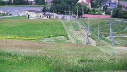 Horní část sjezdovky skiareálu Hlubočky