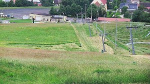 Skiareál Hlubočky - Horní část sjezdovky skiareálu Hlubočky - 13.6.2026 v 08:35