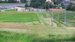 Skiareál Hlubočky - Horní část sjezdovky skiareálu Hlubočky - 13.6.2026 v 13:35