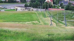 Skiareál Hlubočky - Horní část sjezdovky skiareálu Hlubočky - 13.6.2026 v 14:10