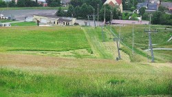 Horní část sjezdovky skiareálu Hlubočky