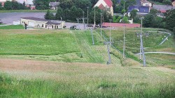 Horní část sjezdovky skiareálu Hlubočky