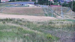 Horní část sjezdovky skiareálu Hlubočky