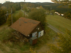 Kamera na svahu B, horní stanice