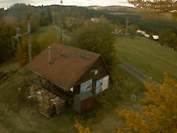 Kamera na svahu B, horní stanice