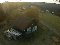 Kamera na svahu B, horní stanice