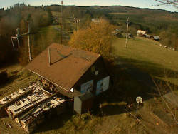 Kamera na svahu B, horní stanice