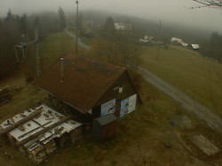 Kamera na svahu B, horní stanice