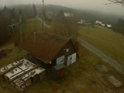 Kamera na svahu B, horní stanice