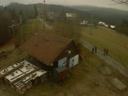 Kamera na svahu B, horní stanice