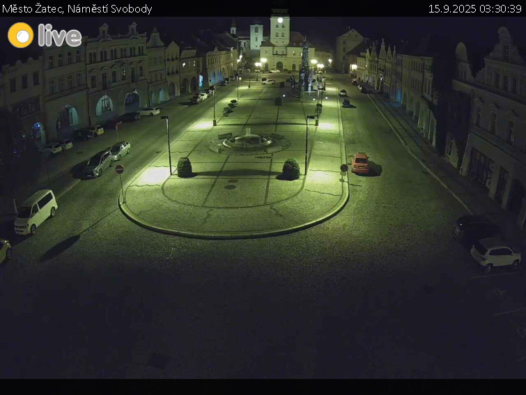 Město Žatec - Náměstí Svobody - 15.9.2025 v 03:30 Město Žatec - Náměstí Svobody - 15.9.2025 v 03:30