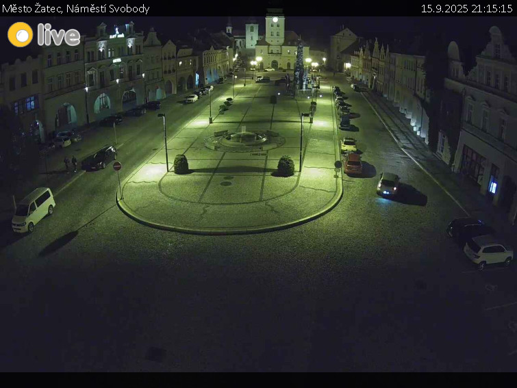 Město Žatec - Náměstí Svobody - 15.9.2025 v 21:15