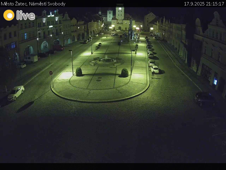 Město Žatec - Náměstí Svobody - 17.9.2025 v 21:15 Město Žatec - Náměstí Svobody - 17.9.2025 v 21:15