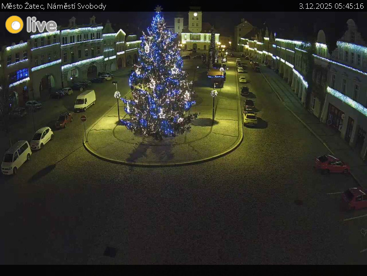 Město Žatec - Náměstí Svobody - 3.12.2025 v 05:45