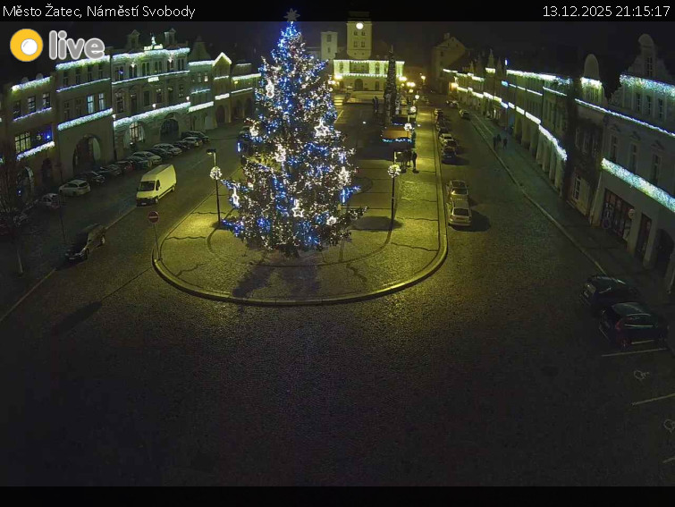 Město Žatec - Náměstí Svobody - 13.12.2025 v 21:15
