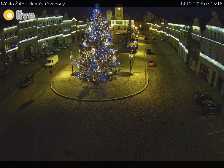 Město Žatec - Náměstí Svobody - 14.12.2025 v 07:15