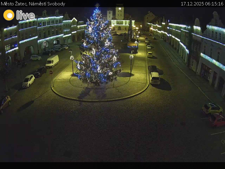 Město Žatec - Náměstí Svobody - 17.12.2025 v 06:15