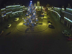 Město Žatec - Náměstí Svobody - 17.12.2025 v 06:45 Město Žatec - Náměstí Svobody - 17.12.2025 v 06:45