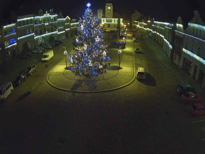 Město Žatec - Náměstí Svobody - 17.12.2025 v 21:45 Město Žatec - Náměstí Svobody - 17.12.2025 v 21:45