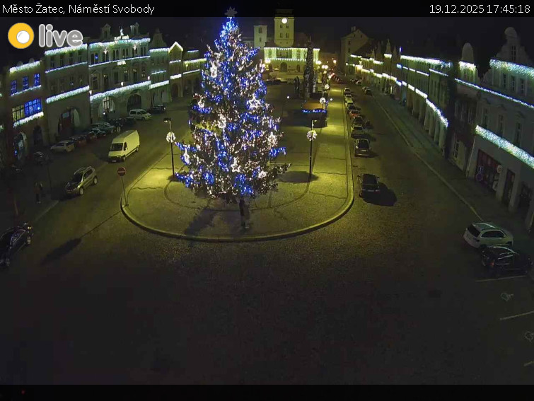 Město Žatec - Náměstí Svobody - 19.12.2025 v 17:45