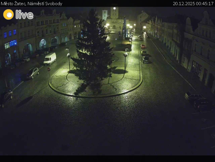 Město Žatec - Náměstí Svobody - 20.12.2025 v 00:45