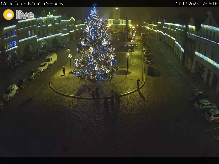 Město Žatec - Náměstí Svobody - 21.12.2025 v 17:45