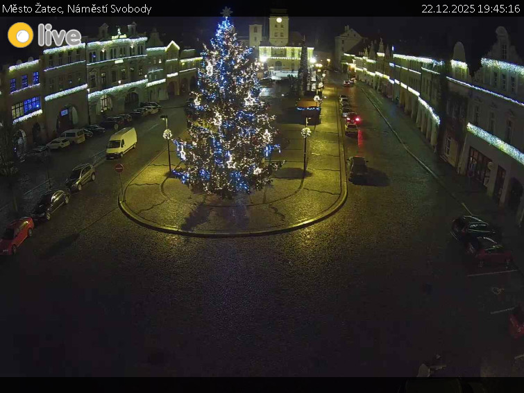 Město Žatec - Náměstí Svobody - 22.12.2025 v 19:45