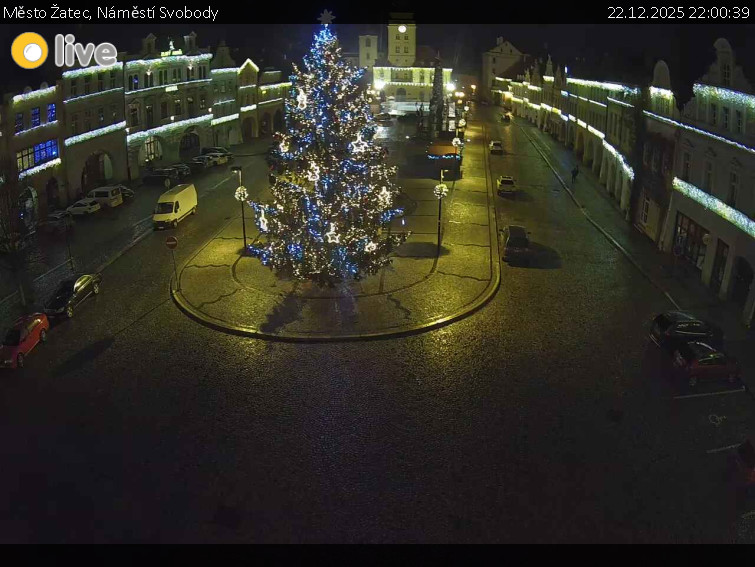 Město Žatec - Náměstí Svobody - 22.12.2025 v 22:00