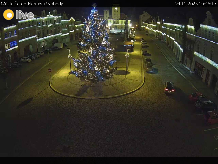 Město Žatec - Náměstí Svobody - 24.12.2025 v 19:45