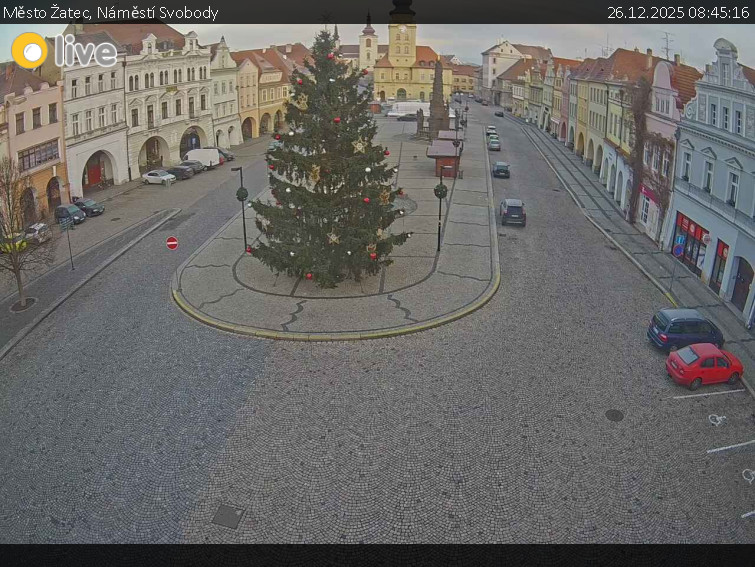 Město Žatec - Náměstí Svobody - 26.12.2025 v 08:45