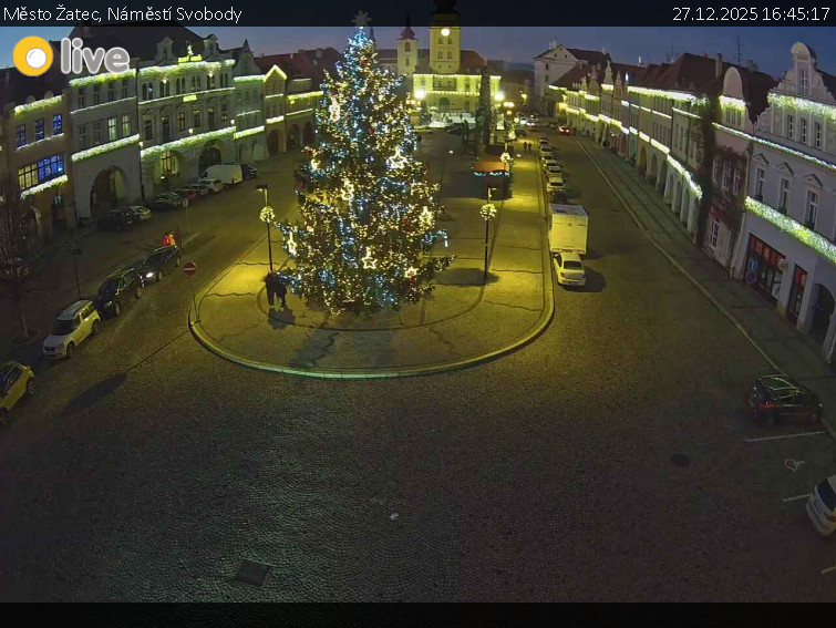 Město Žatec - Náměstí Svobody - 27.12.2025 v 16:45