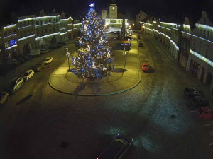 Město Žatec - Náměstí Svobody - 30.12.2025 v 06:45 Město Žatec - Náměstí Svobody - 30.12.2025 v 06:45