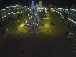 Město Žatec - Náměstí Svobody - 30.12.2025 v 17:45 Město Žatec - Náměstí Svobody - 30.12.2025 v 17:45