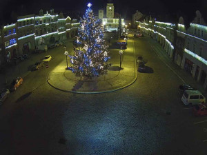 Město Žatec - Náměstí Svobody - 30.12.2025 v 19:45 Město Žatec - Náměstí Svobody - 30.12.2025 v 19:45