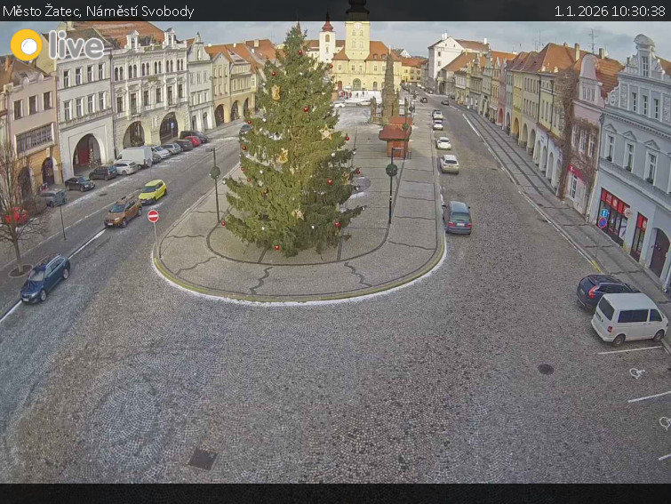 Město Žatec - Náměstí Svobody - 1.1.2026 v 10:30