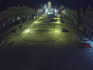 Město Žatec - Náměstí Svobody - 20.2.2026 v 04:45 Město Žatec - Náměstí Svobody - 20.2.2026 v 04:45