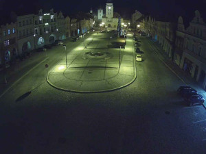 Město Žatec - Náměstí Svobody - 1.3.2026 v 20:45 Město Žatec - Náměstí Svobody - 1.3.2026 v 20:45