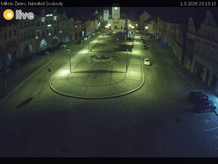 Město Žatec - Náměstí Svobody - 1.3.2026 v 23:15
