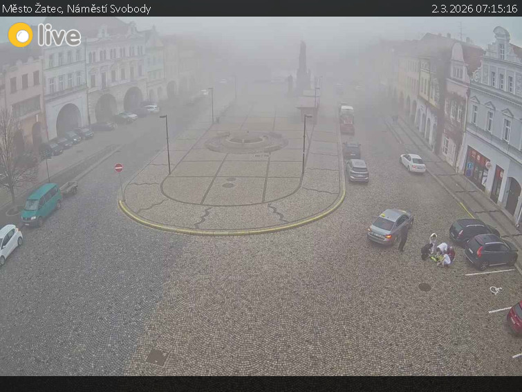Město Žatec - Náměstí Svobody - 2.3.2026 v 07:15