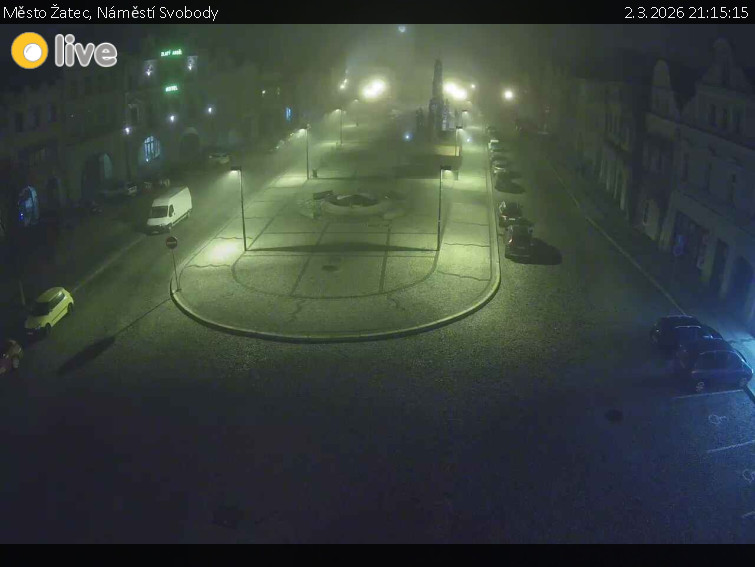 Město Žatec - Náměstí Svobody - 2.3.2026 v 21:15