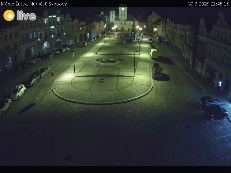 Město Žatec - Náměstí Svobody - 30.3.2026 v 21:45