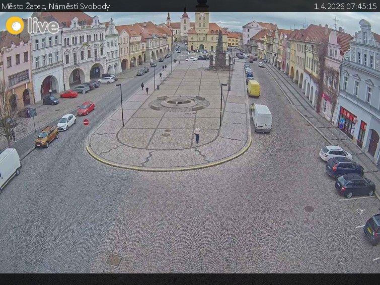 Město Žatec - Náměstí Svobody - 1.4.2026 v 07:45