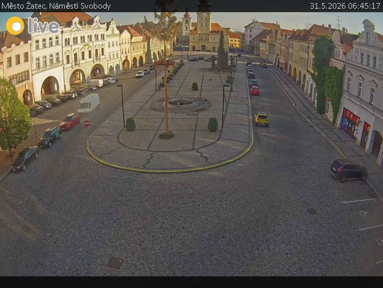 Město Žatec - Náměstí Svobody - 31.5.2026 v 06:45