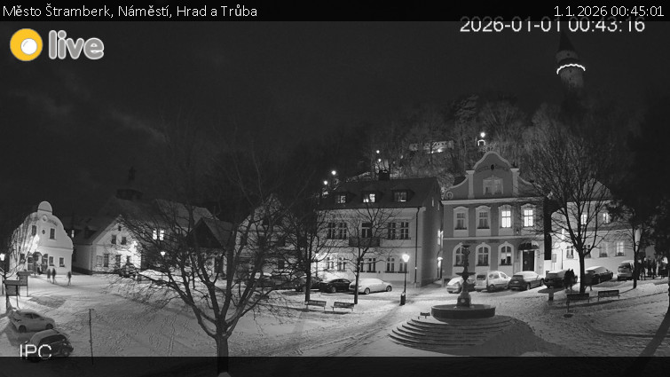 Město Štramberk - Náměstí, Hrad a Trůba - 1.1.2026 v 00:45