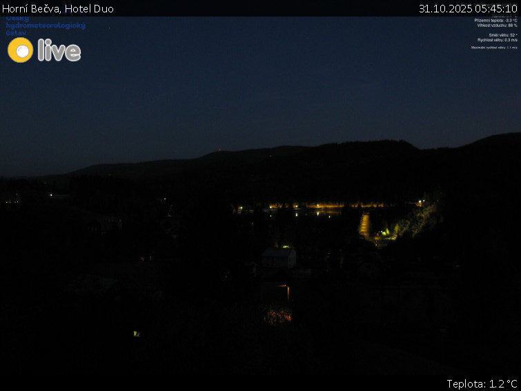 Horní Bečva - Hotel Duo - 31.10.2025 v 05:45 Horní Bečva - Hotel Duo - 31.10.2025 v 05:45