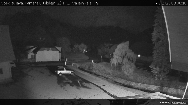 Obec Rusava - Kamera u Jubilejní ZŠ T. G. Masaryka a MŠ - 7.7.2025 v 03:00 Obec Rusava - Kamera u Jubilejní ZŠ T. G. Masaryka a MŠ - 7.7.2025 v 03:00